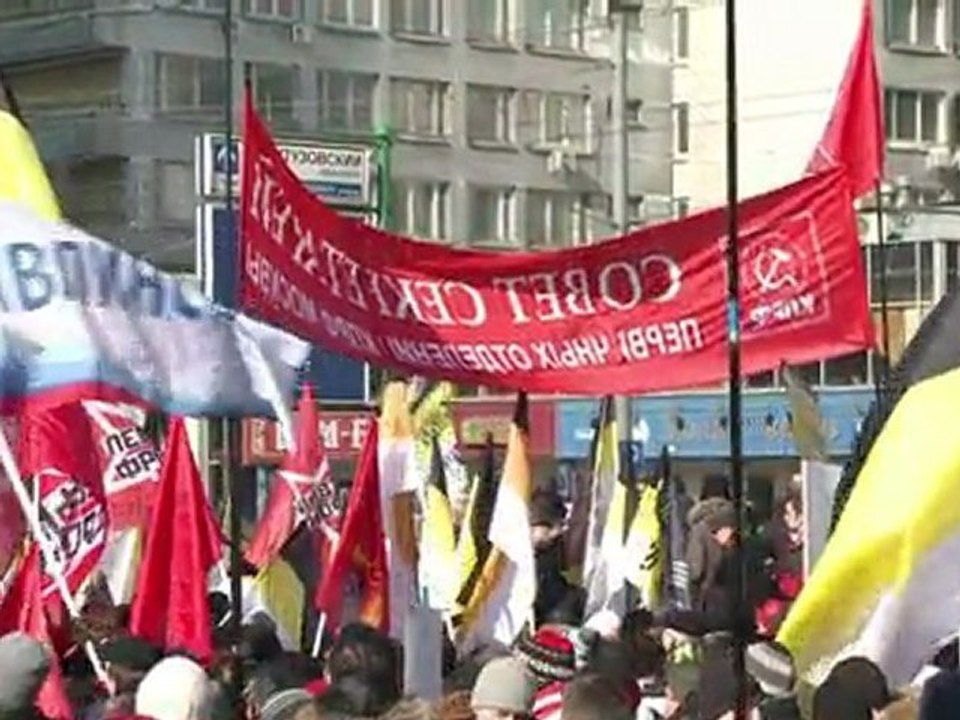 Russie: des milliers de manifestants anti-Poutine à Moscou