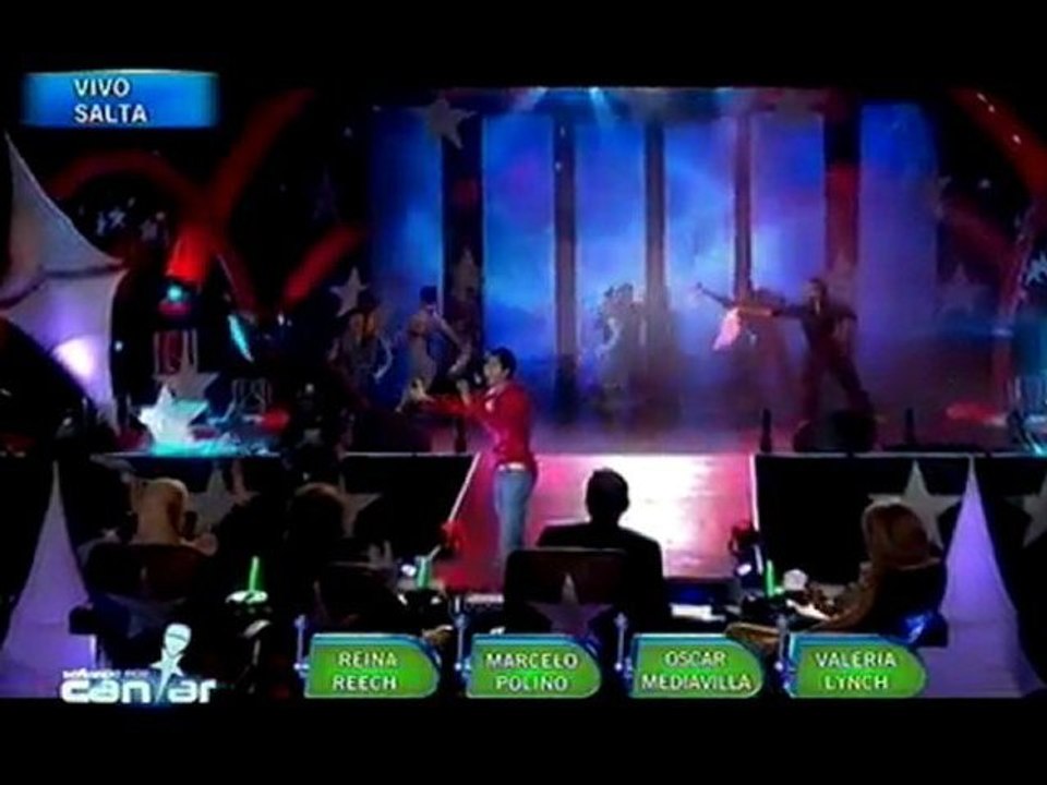 Gran cantante en Salta