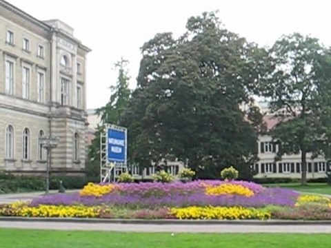 Karlsruhe, Allemagne : jardin Musée d'Histoire Naturelle