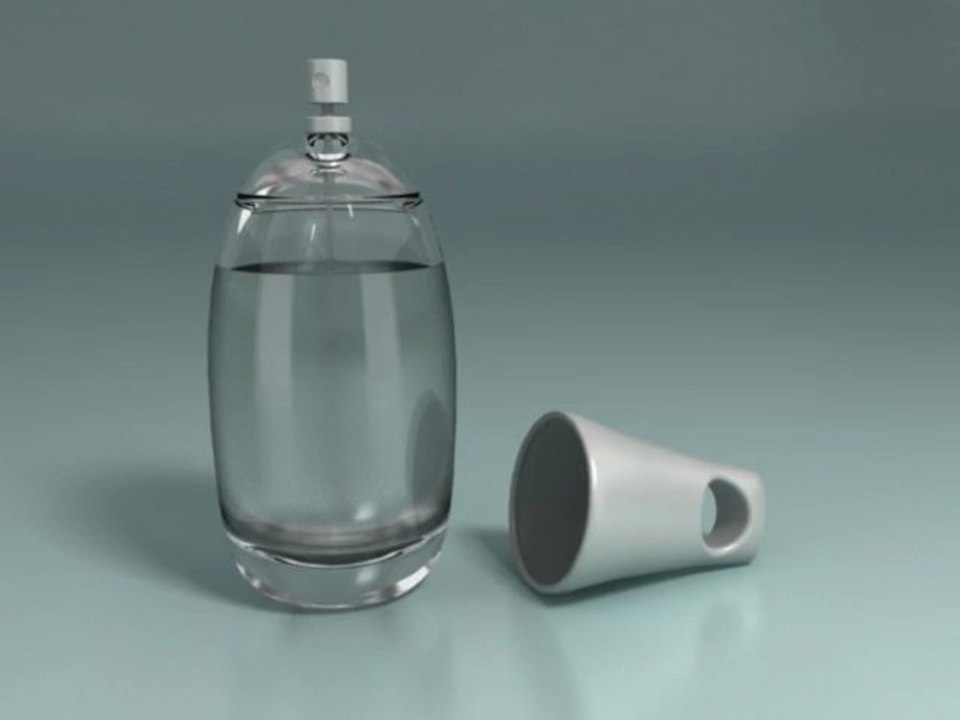 3D Bouteille de Parfum - Fragrance bottle (Nurbs-Moi3D)