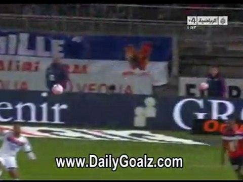 but de Lisandro Lopez Lyon vs Lille 2-0