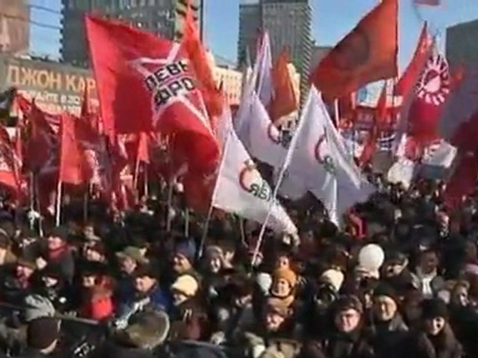 Russian activists protest Putin election win