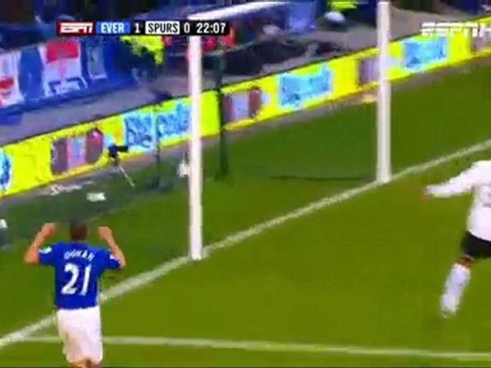 Stunning Shot by Jelavic! 1-0 Everton