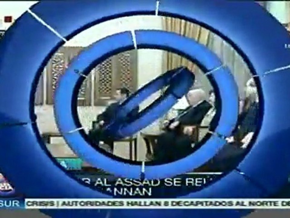 Bashar Al Assad se reúne con Kofi Annan