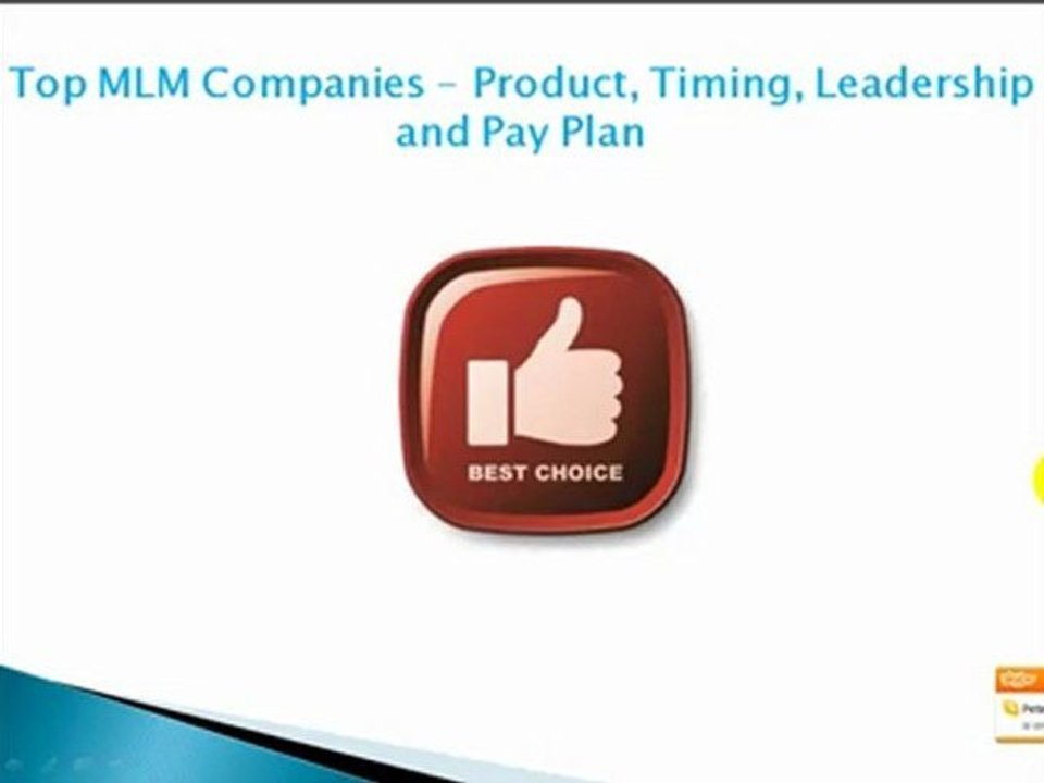 Top MLM Companies?  Throwing Your Dart Blindfolded?