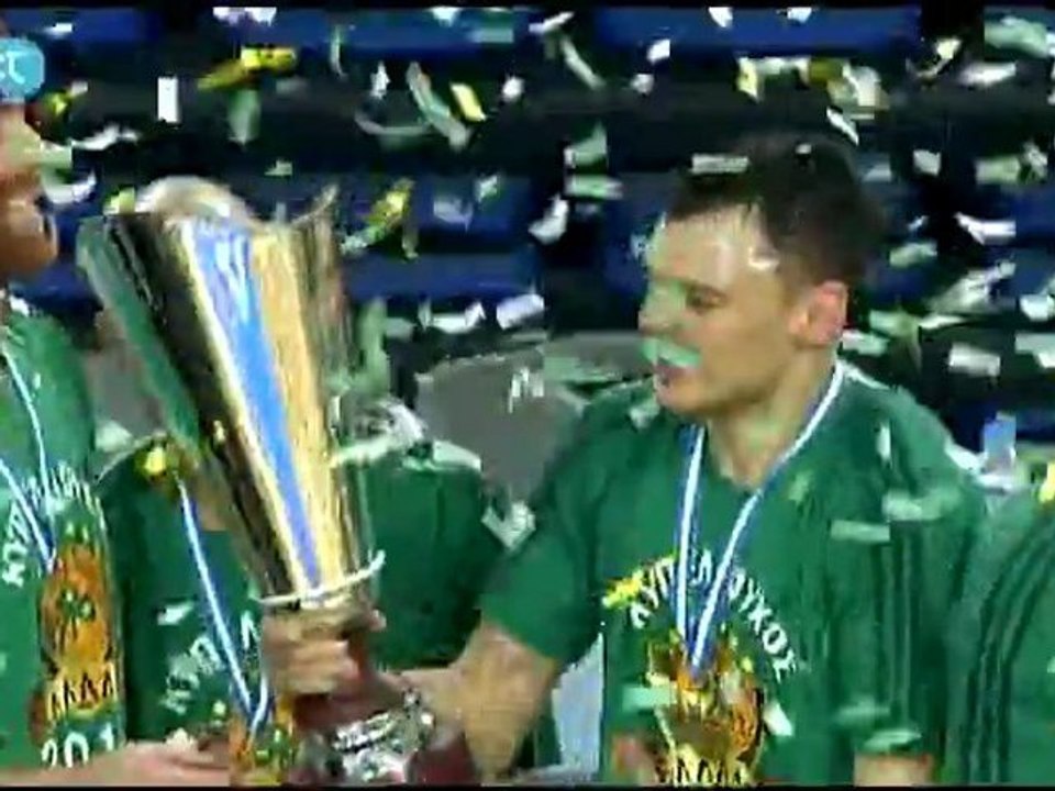 Ο Παναθηναϊκός Κυπελλούχος Ελλάδας 2012