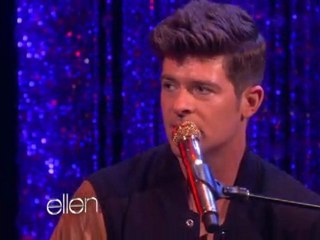 Robin Thicke - Pretty Little Heart @ Ellen