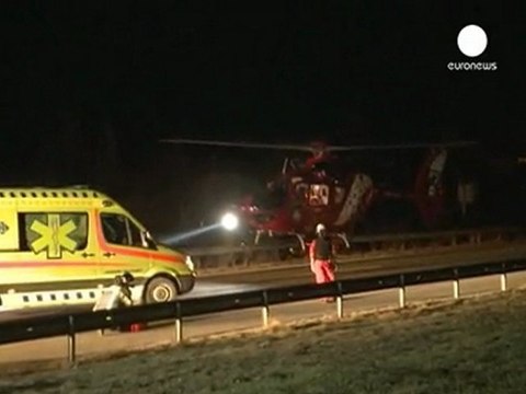 Tragedia en las carreteras suizas