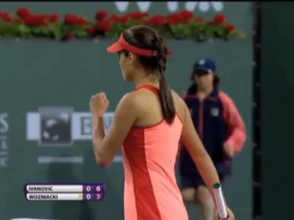 Indian Wells - Ivanovic schießt Wozniacki ab