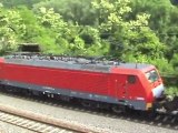 Alter Bf Hatzenport, BR110, SNCF Prima, CB Rail Prima, 2x BR189, 2x BR185, 3x BR143