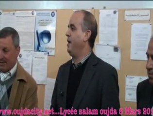 ثانوية السلام التأهيلية  بوجدة تحتفل بعيد المرأة يوم 8 مارس 2012