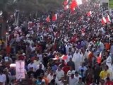 Thousands march in Bahrain