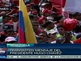 Jaua transmite mensaje del presidente Hugo Chávez