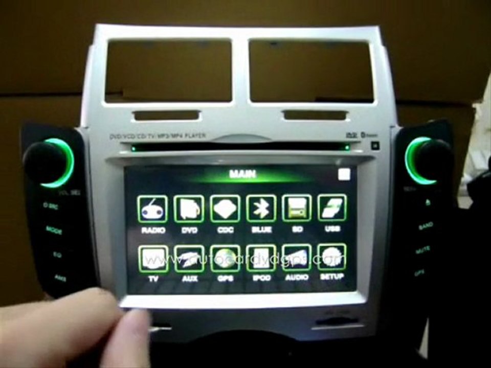 Toyota Yaris GPS Navigation 800x480 Autoradio Car DVD GPS www.autocardvdgps.com