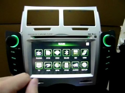 Toyota Yaris GPS Navigation 800x480 Autoradio Car DVD GPS autocardvdgps.com