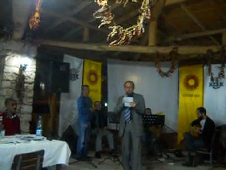 KARACASU TEMSİLCİLİK YEMEĞİ MUSTAFA ÜNVER "KADIN" ŞİİRİ