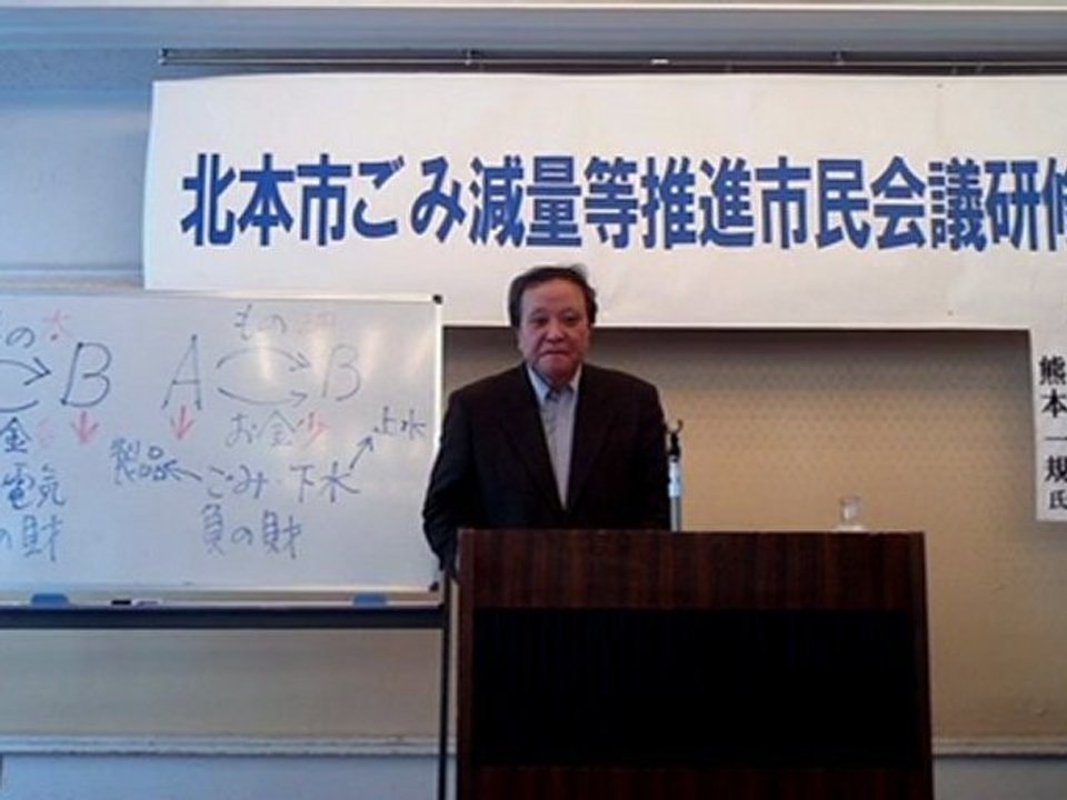 熊本一規教授の講演PART3 (北本ごみ減量推進市民会議研修会)