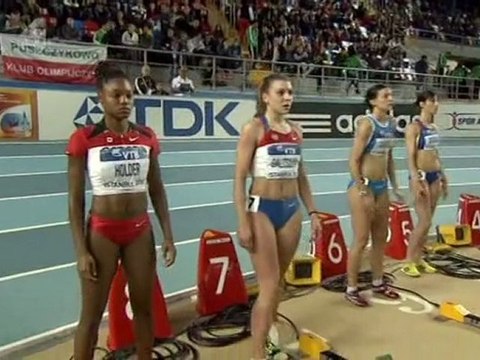 60м/б 1 Полуфинал Женщины - Чемпионат Мира в помещении Стамбул 2012