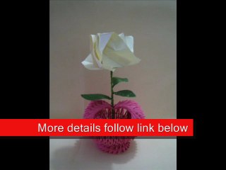 3D Origami Heart Vase