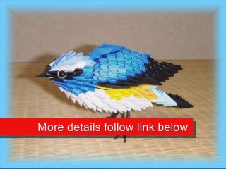 3D Origami Flanked Bird
