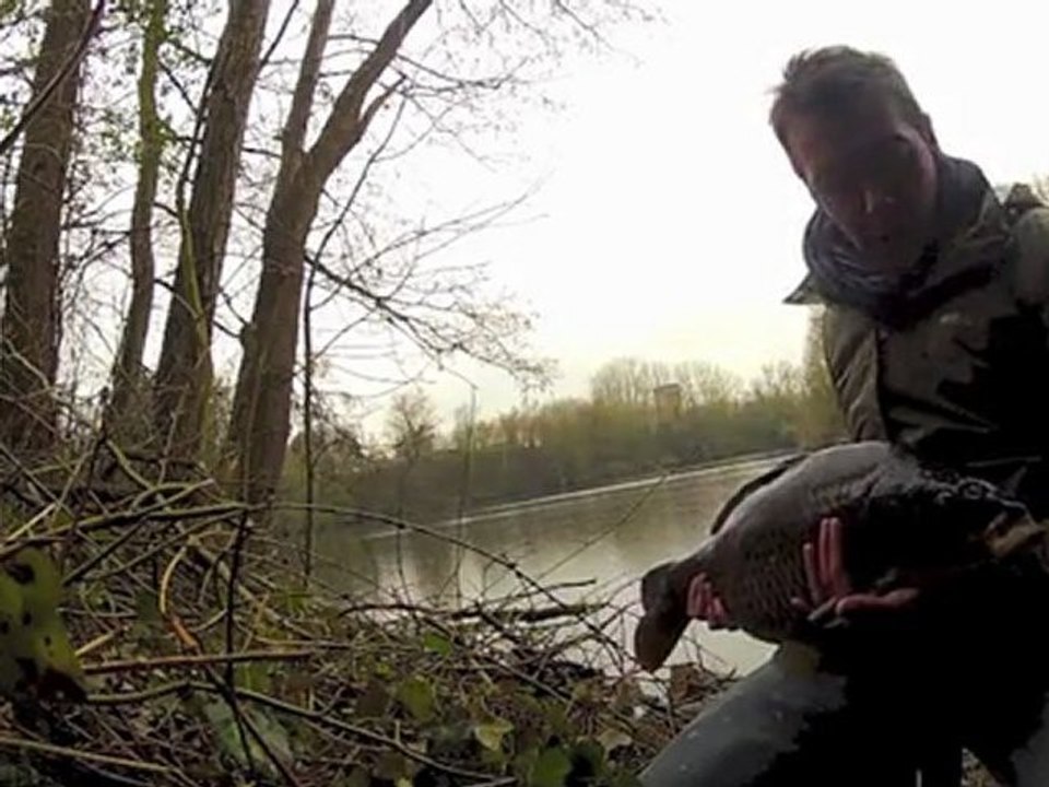 Session pêche carpe - Mars 2012