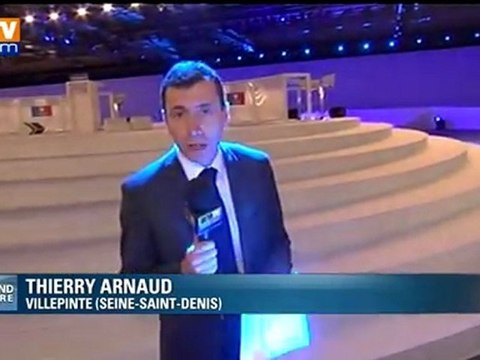 Les militants UMP en route pour le meeting de Nicolas Sarkozy