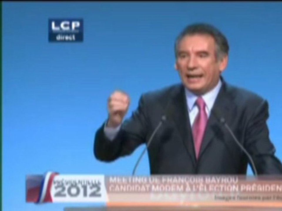 Bayrou défenseur et protecteur de la diversité culturelle et linguistique en France - Meeting de Toulouse présidentielles 10 mars 2012