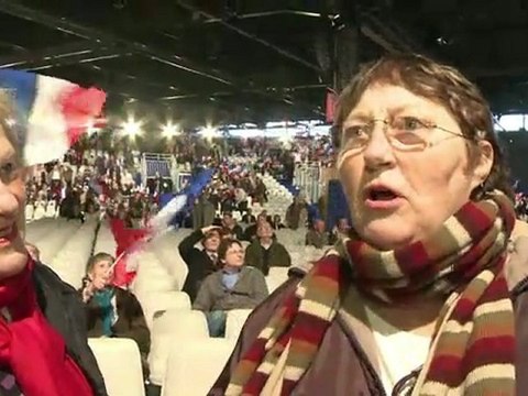 Villepinte : des militants UMP gonflés à bloc pour soutenir Sarkozy
