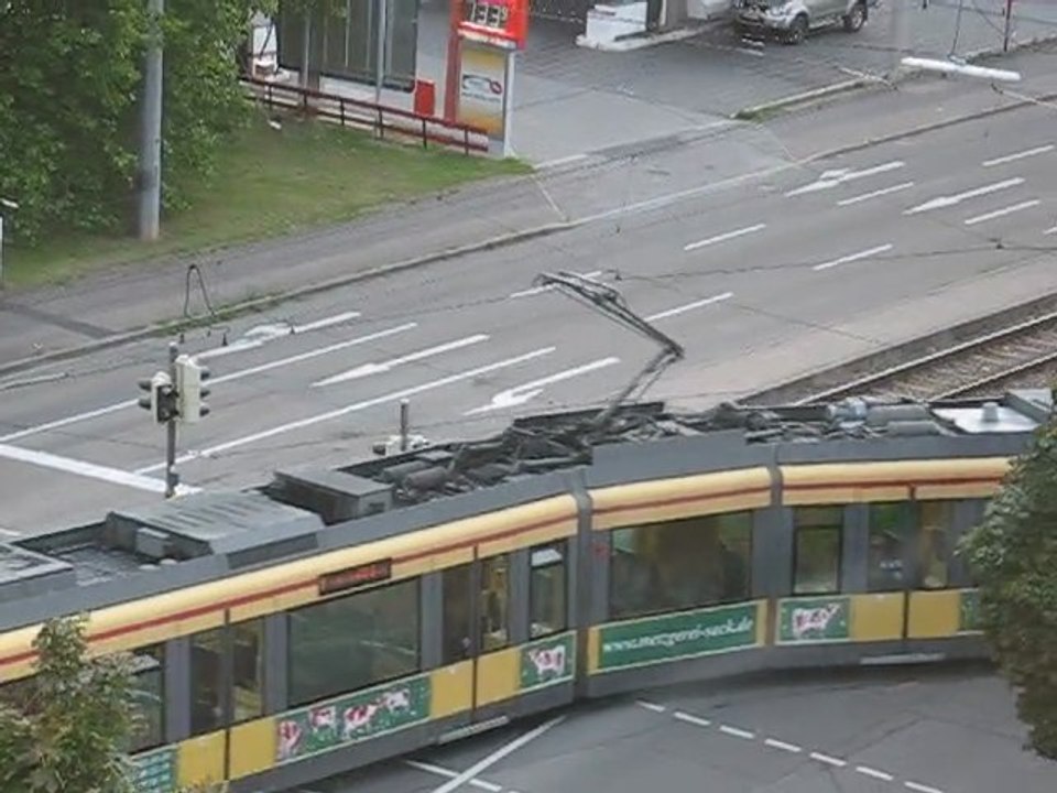 Karlsruhe, Allemagne : Tramway