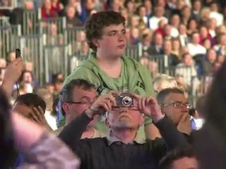 Sarkozy tente de relancer sa campagne avec l'Europe