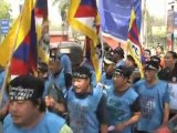 Exiled Tibetans protest in northern India