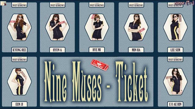 Nine Muses - Ticket [german sub] Full Mv