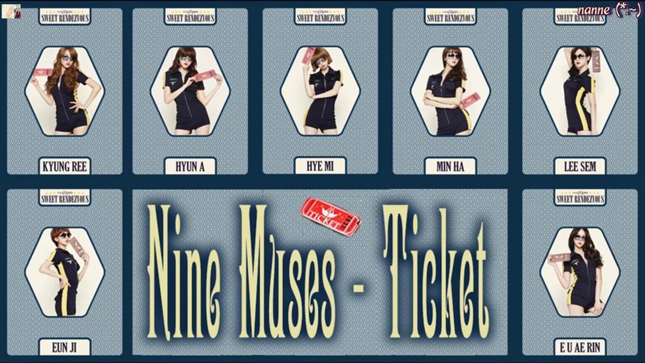 Nine Muses - Ticket [german sub] Full Mv