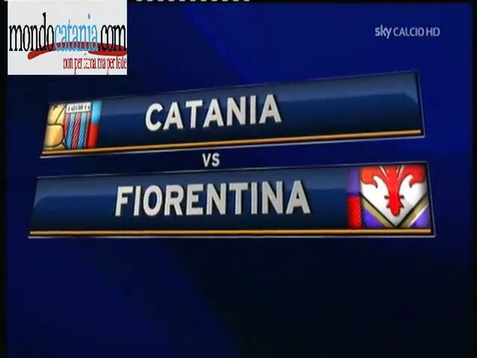 Sintesi Catania-Fiorentina 1-0 ***11 marzo 2012***