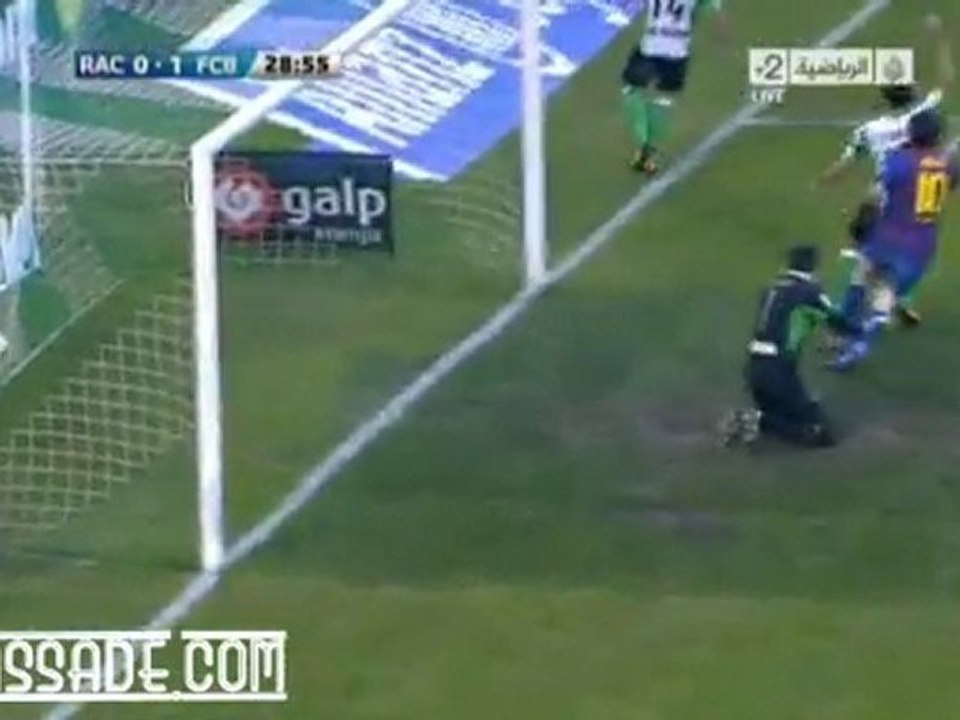 Racing Santander0-1Barcelona