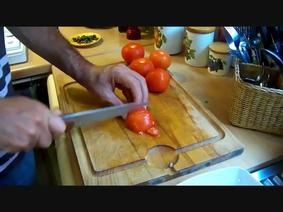 Recette de la caponata (salade sicilienne) par Sergio