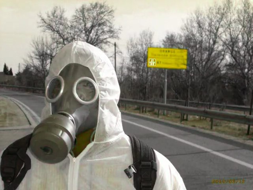 Parcours de la Chaîne humaine contre le nucléaire d'Orange à Tricastin
