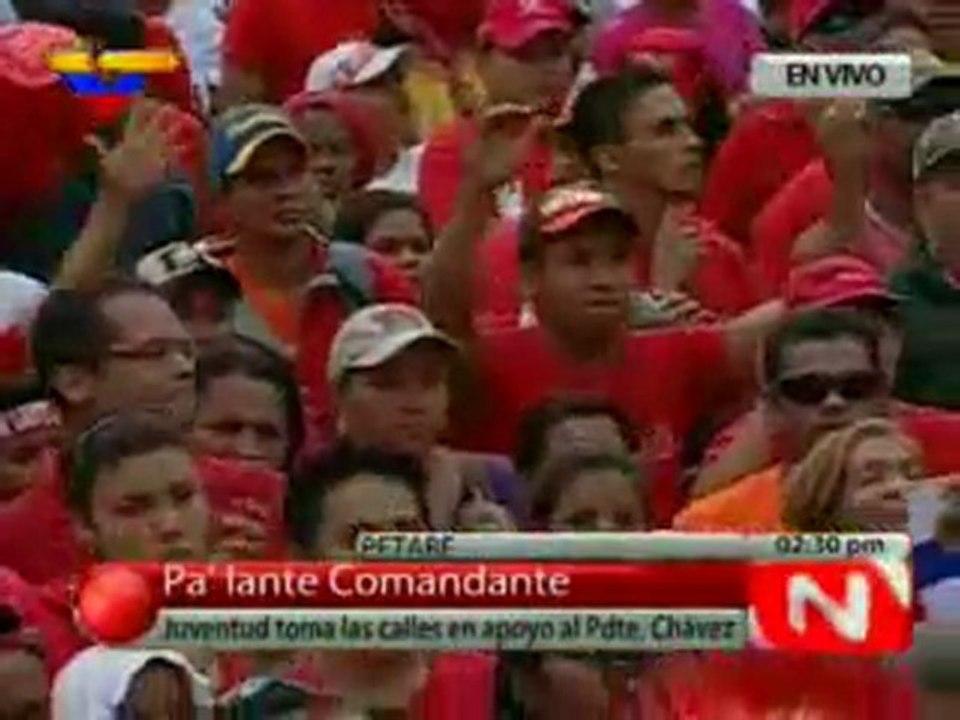 (VIDEO) Rodbexa animó a la juventud con: Somos mayoría, somos alegría, somos la gente de Hugo Chávez Frías 10.03.2012