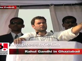 Rahul Gandhi in Ghaziabad talks about Bundelkhand