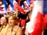 Les militants UMP galvanisés par le meeting de Sarkozy à Villepinte