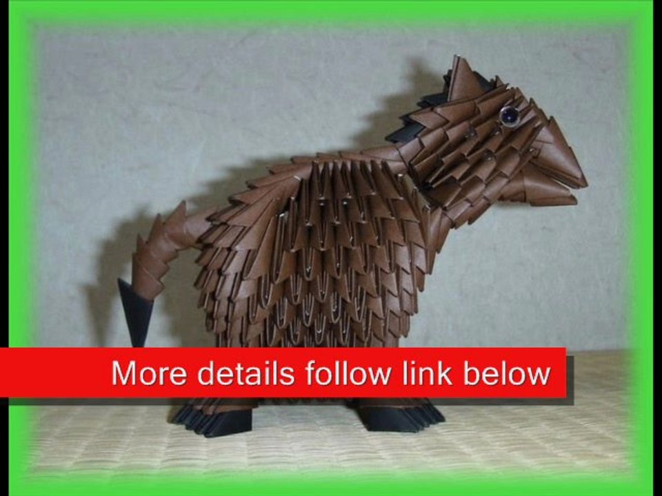 3D Origami Horse