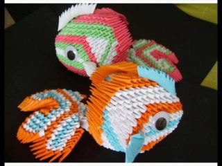 3D Origami Koi Fish
