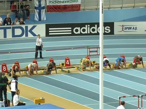 60мб 2 Полуфинал Мужчины - Чемпионат Мира в помещении Стамбул 2012