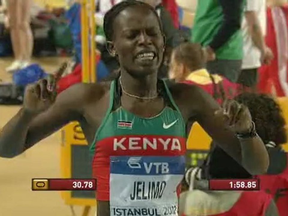 800м Финал Женщины - Чемпионат Мира в помещении Стамбул 2012