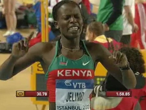 800м Финал Женщины - Чемпионат Мира в помещении Стамбул 2012