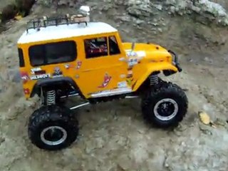 1/10 rc tamiya cr 01 KAZABJ40 vs wild partie 2
