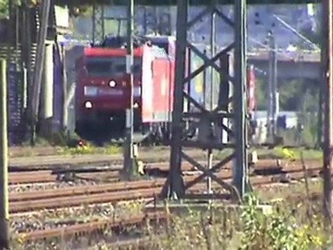 BR120, 2x BR185, BR143 alter Gbf Oberlahnstein