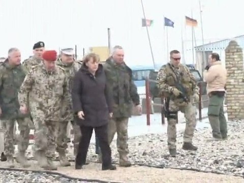 Germany's Merkel visits Afghanistan