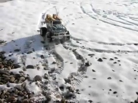 rc 1/12 tamiya midnight pumpkin _like a lunch box on snow_ sur neige.wmv