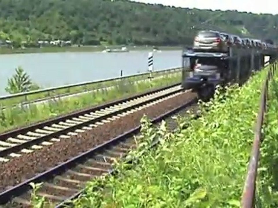 DGT BR203, 2x BR152, BR185, 2x BR143, BR643 Kamp - Bornhofen am Rhein